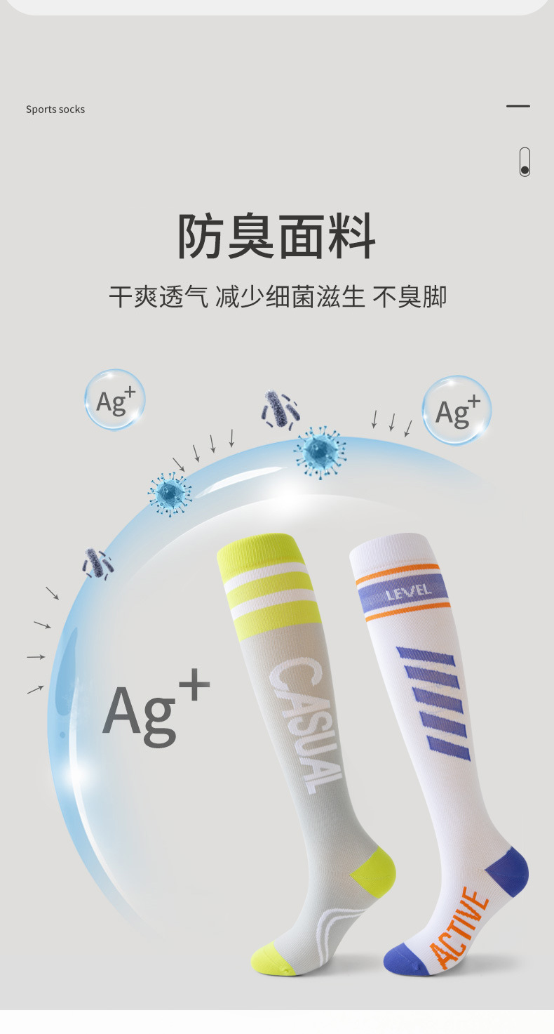 Strong pressure sports muscle energy compression socks, professional pressure socks, running, women, skipping rope, fitness, cycling, mountain climbing, pressure slimming, long legs pic 6