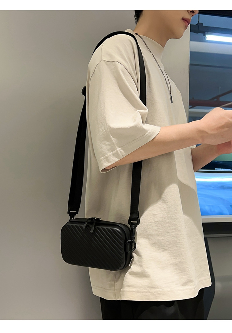 跨境时尚小挎包手机包硬壳盒子小方包通勤百搭单肩包潮流斜挎包详情9