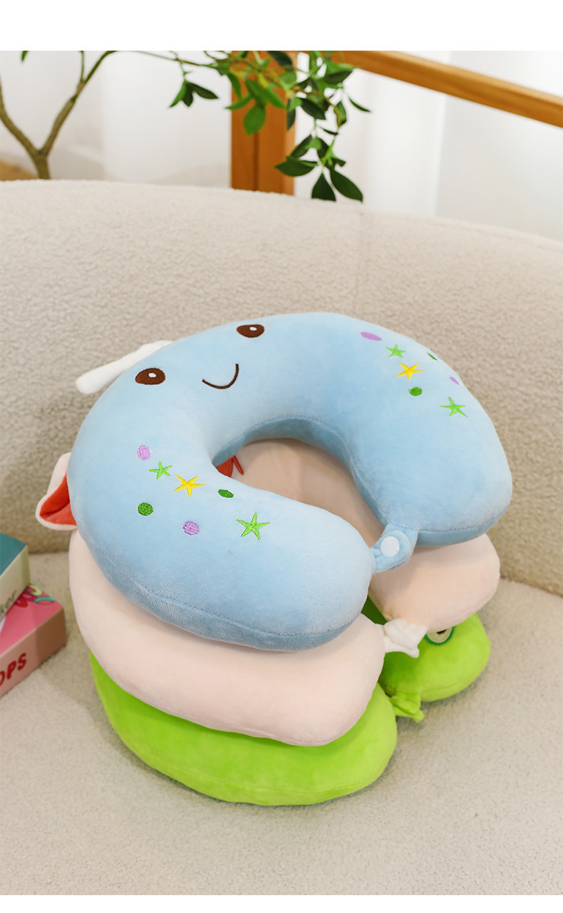 网红U型枕儿童学生午休睡觉创意便携式旅行坐车护颈头枕女生优选详情17