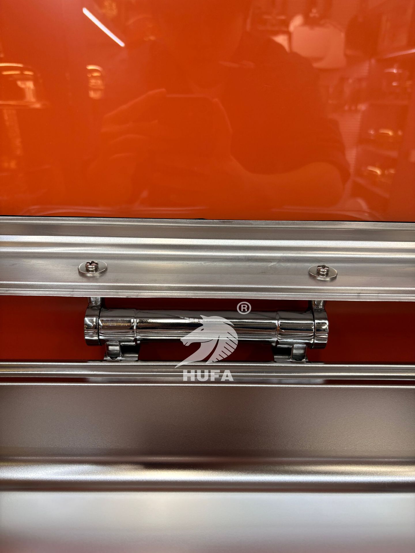 跨境自助餐炉不锈钢长方形翻盖保温炉大透视酒店餐厅布菲炉家用详情4