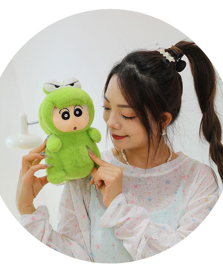 卡通变身可爱蜡笔小新毛绒玩具公仔儿童玩具女孩布娃娃跨境批发详情15