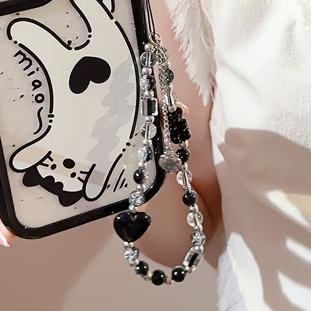 链条手机壳挂绳适用苹果/华为便携手腕带绳个性ins风甜酷挂件详情2