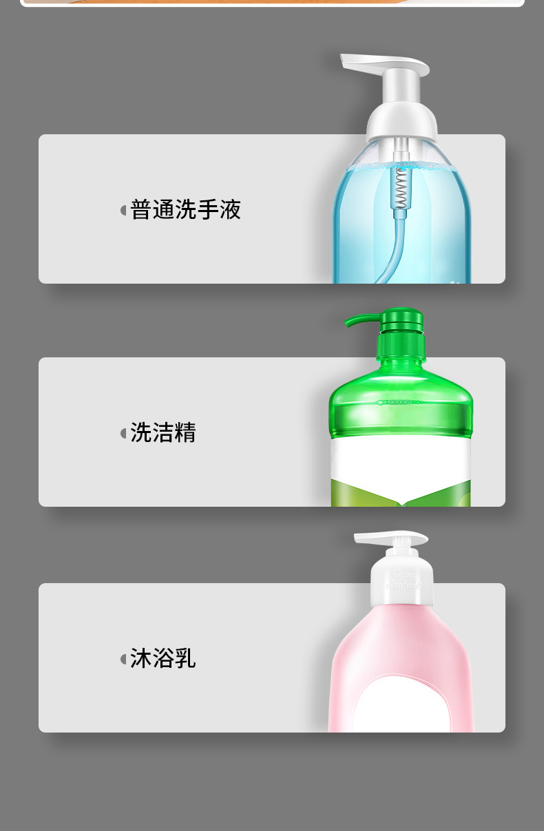 Factory direct supply of smart sensor hand sanitizers, automatic foam soap dispensers, wall-mounted hand sanitizers, cross-border hand wash phones pic 8