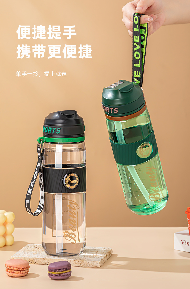 运动水壶夏季学生便携大容量防摔直饮高颜值日用杯具详情6