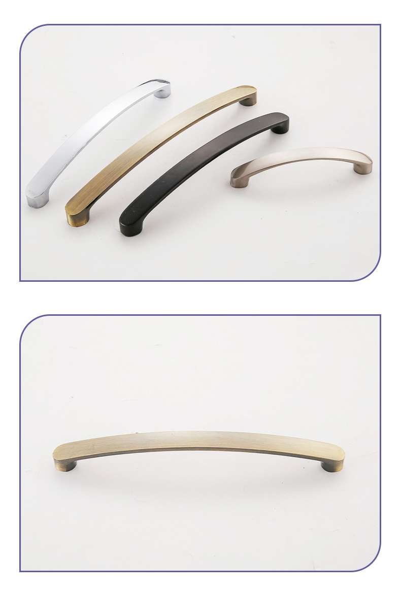 金属拉手96/128/160孔美式衣柜门拉手红古青古橱柜电视柜抽屉把手详情16