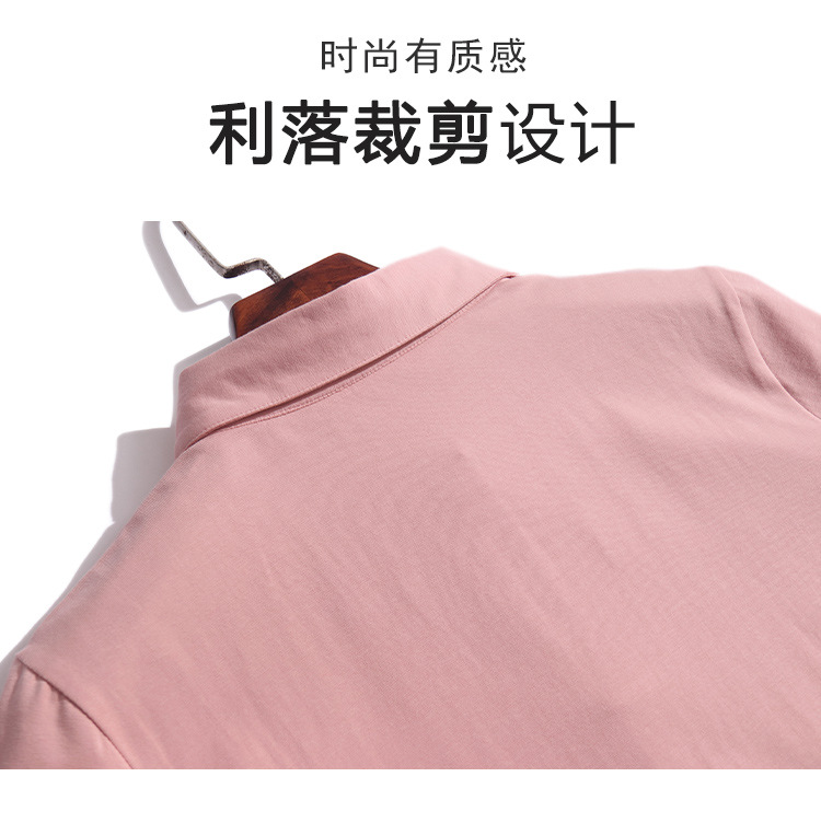 妈妈装2024年秋季新款长袖女T恤高级感小众设计宽松显瘦拼接上衣详情10