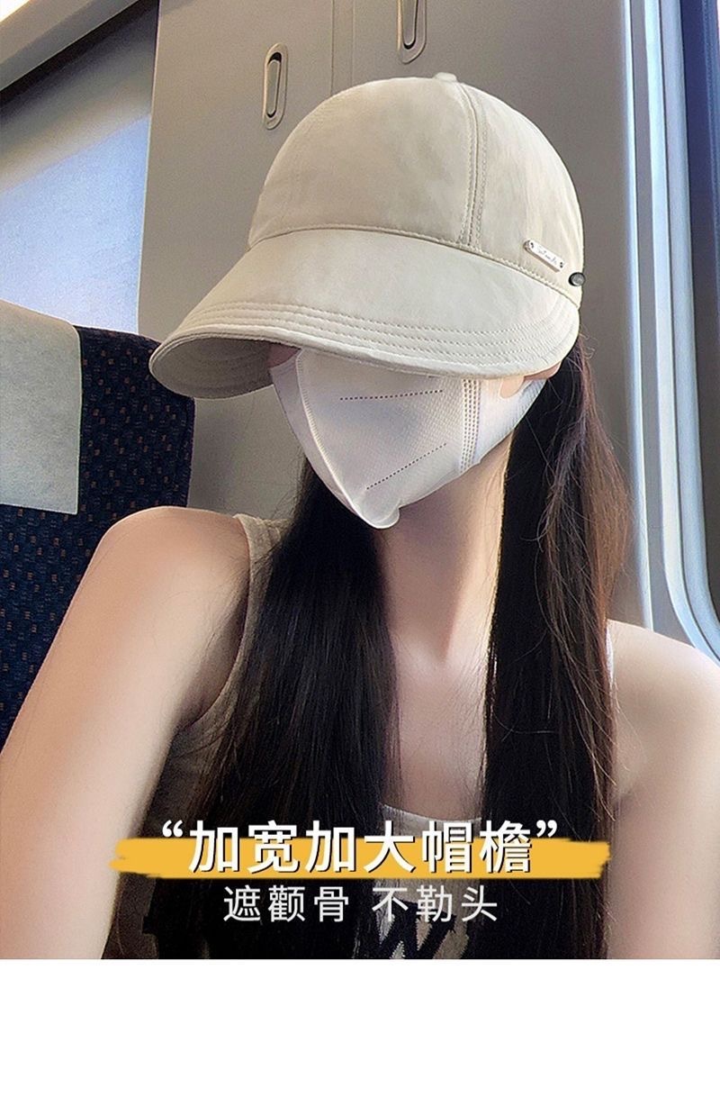 赵露思同款鸭舌渔夫帽女款春秋防晒防紫外线遮阳帽可折叠太阳帽子详情5