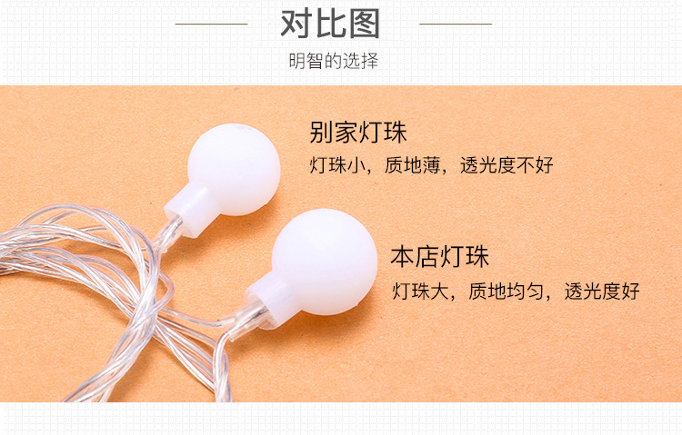 led灯串装饰灯太阳能电池星星灯户外露营房间布置圣诞节日氛围灯详情19