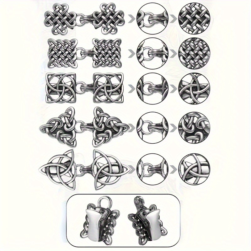 欧美复古合金毛衣夹丝巾开衫扣衬衣领夹防走光束紧夹胸针厂家直销详情6