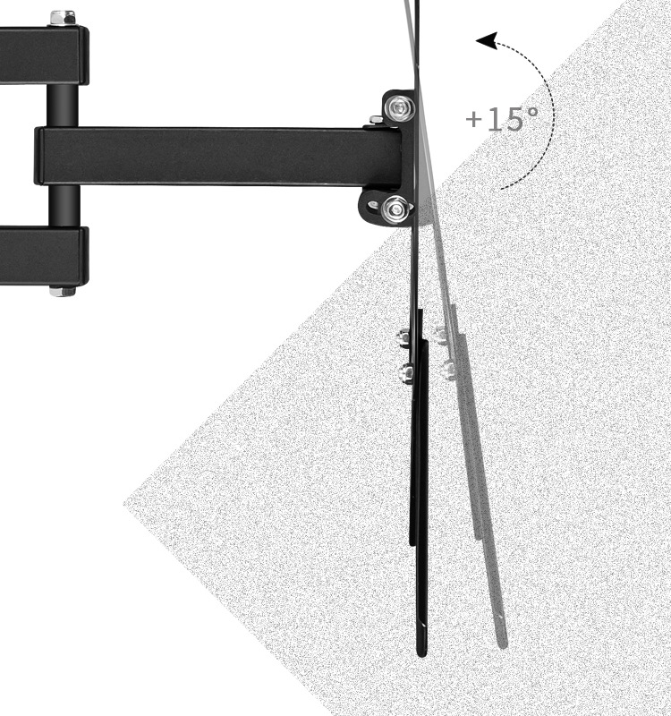 通用多功能32-55寸电视挂架显示器伸缩旋转摇摆电视支架X400工厂详情7