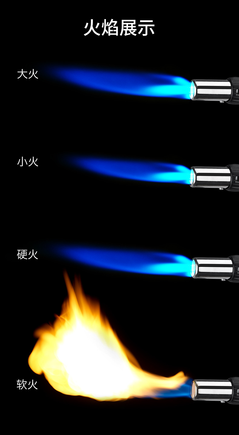 宏丰115#软管家用厨房喷枪头户外烧烤金属点喷枪详情10