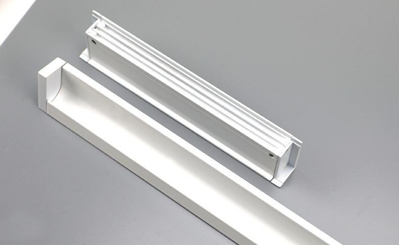 黑色嵌入式暗装拉手金色银色抽屉把手青古铜挖槽移门加长对装拉手详情49