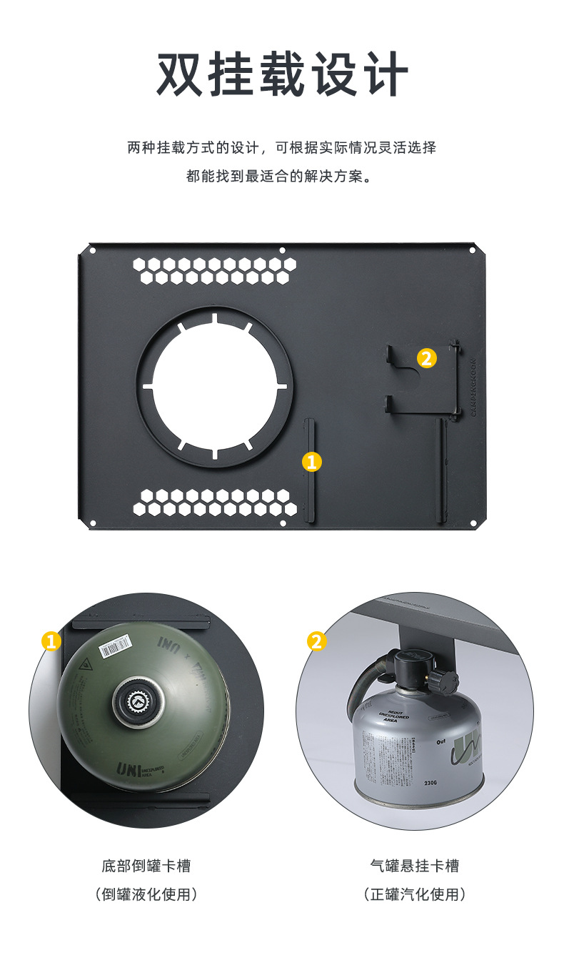 Koman Camping ITG Korean-style stove unit board, tea table middle board, picnic portable module combination multi-purpose unit board pic 5
