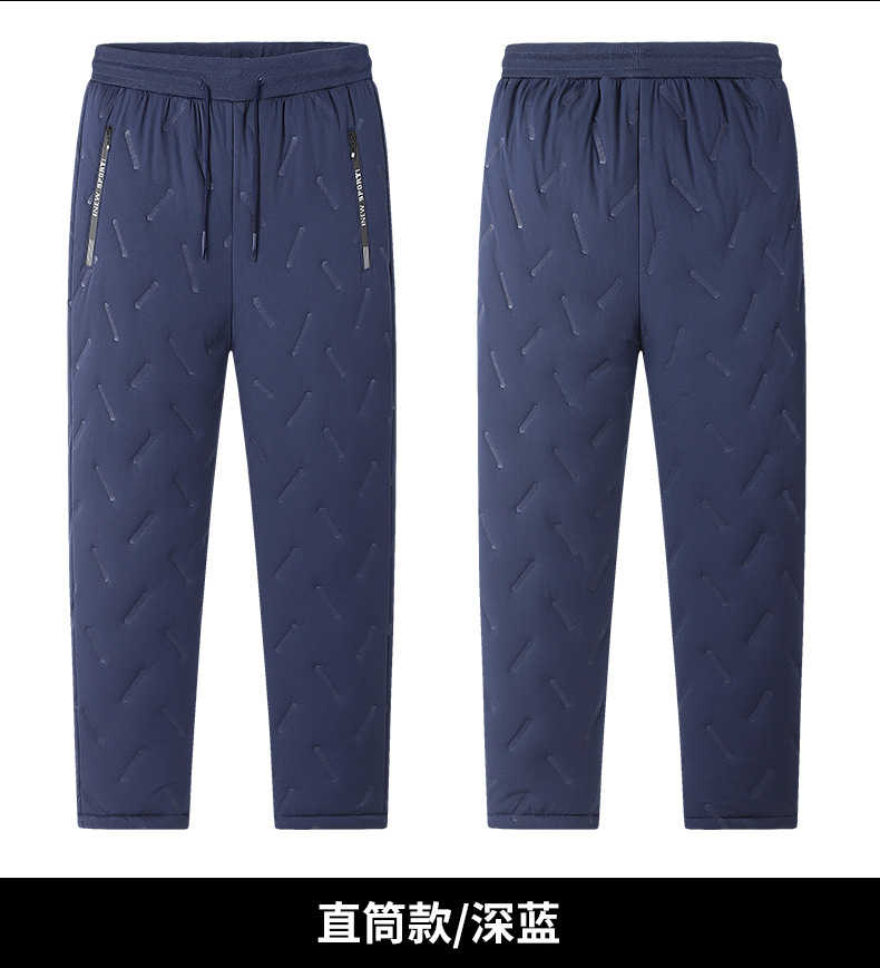 冬季棉裤男加绒加厚羊羔绒长款保暖裤子大码休闲运动裤男士外穿详情29