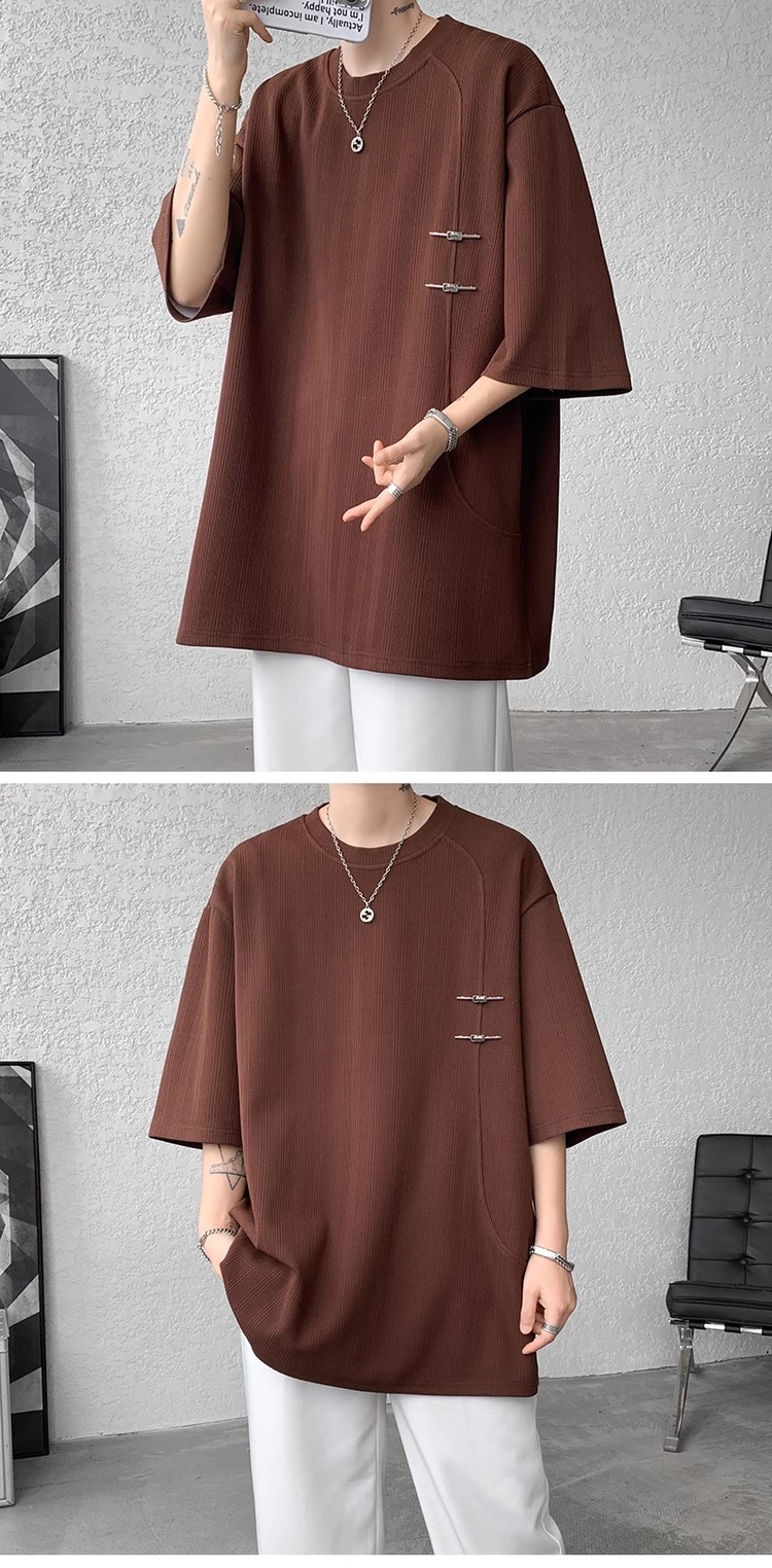 Customized Chinese-style ice silk jacquard short-sleeved super factory in Kingston, SAN Jose, Port of Spain, based on your provided samples pic 5