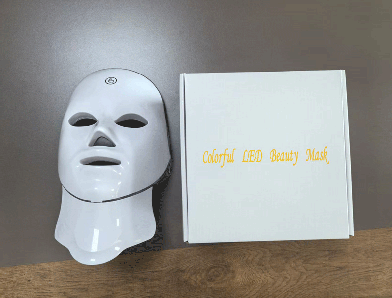 shanilak Cross-border best-selling rechargeable touch color light Mask Device, LED seven-color beauty mask, spectrometer beauty device pic 11