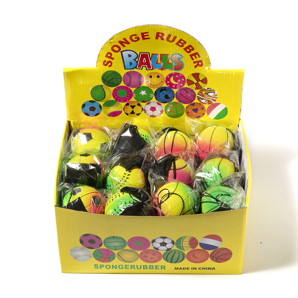 Cross-border best-selling wrist ball 63MMPU elastic ball fitness high-elasticity rubber ball toss ball factory direct sales pic 25