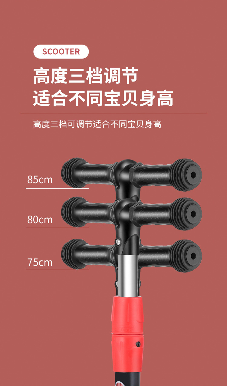 2024热销款滑板车带音乐五合一滑板车1-6岁可骑可坐全包围式滑板详情11