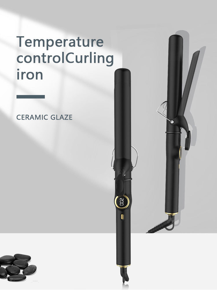 Amazon curling iron manufacturer wholesale temperature-controlled curling irons, ceramic glaze perming and styling rods, cross-border pic 6