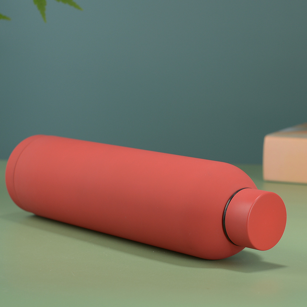 美式橡胶漆小口瓶户外真空户外运动水瓶车载跨境304不锈钢保温杯详情9