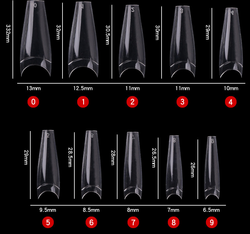 穿戴甲片美甲店专用全贴半贴超薄无痕指甲贴片延长美甲美妆用品详情39