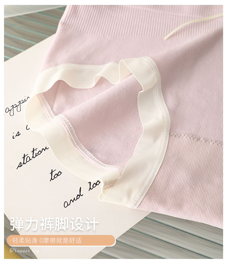 无缝裸感日系软糯少女纯棉裆舒适内裤中腰无痕高弹透气大码三角裤详情16