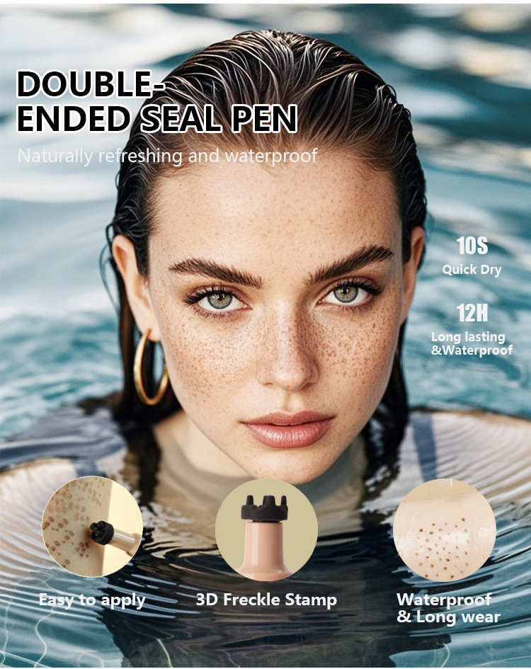 跨境专供双头仿真印章雀斑笔自然显色速干防水易上色点斑笔眼线笔详情6