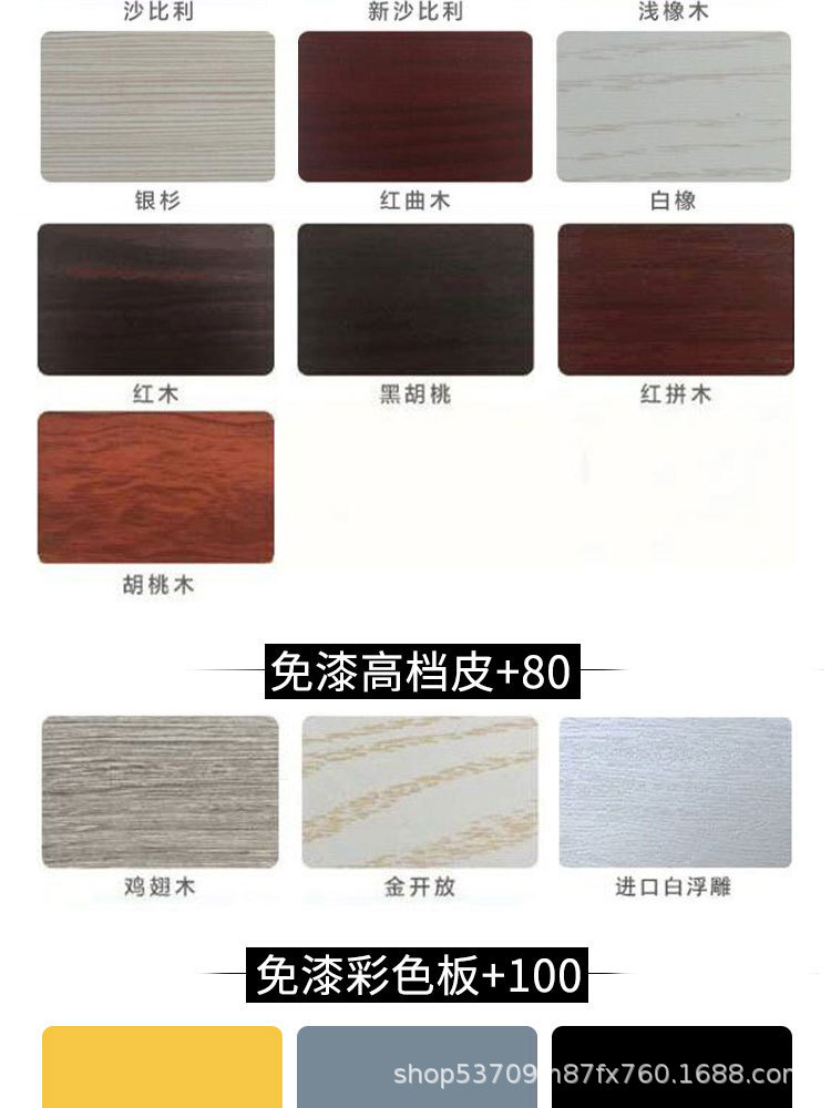 Black minimalist modern door, solid wood composite, paint-free and baked paint, bedroom, paint-free soundproof door, household interior door pic 4