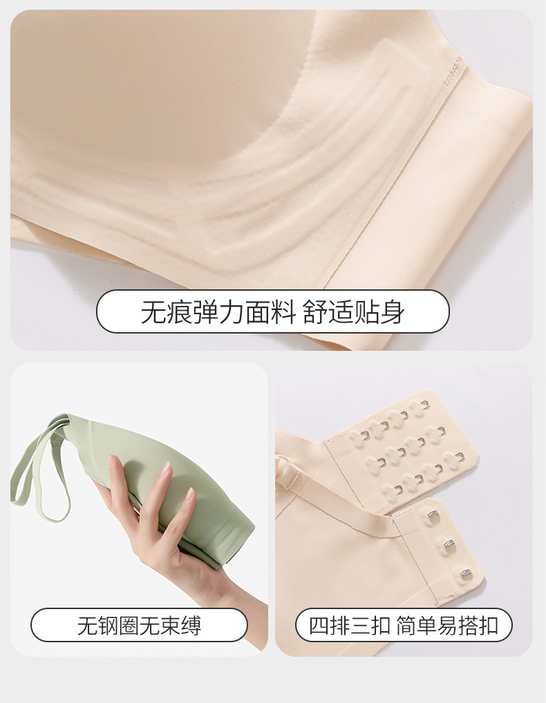 幸运家漫画胸外扩无痕小胸显大聚拢上托舒适透气防过敏文胸内衣女详情13