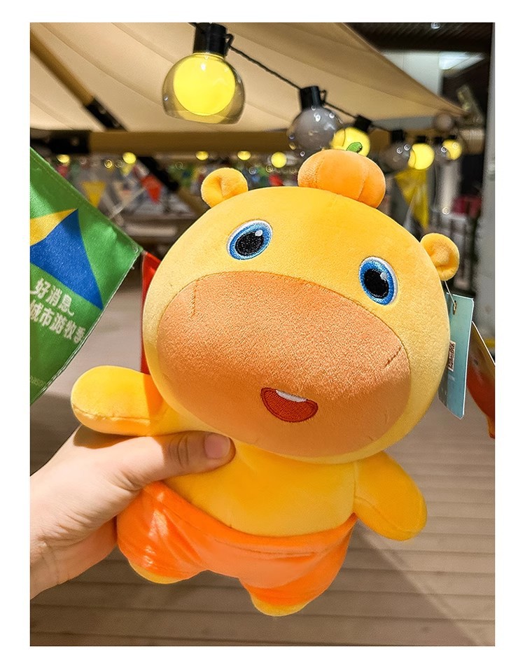 正版多爱水豚噜噜毛绒玩具公仔挂件小玩偶睡觉布娃娃搞怪生日礼物详情9