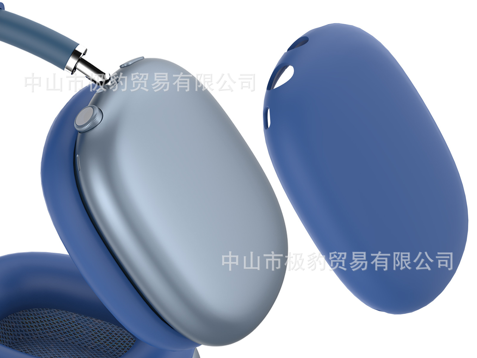 适用Airpods max保护套苹果Max耳机壳纯色硅胶软壳耳机套三件套详情20