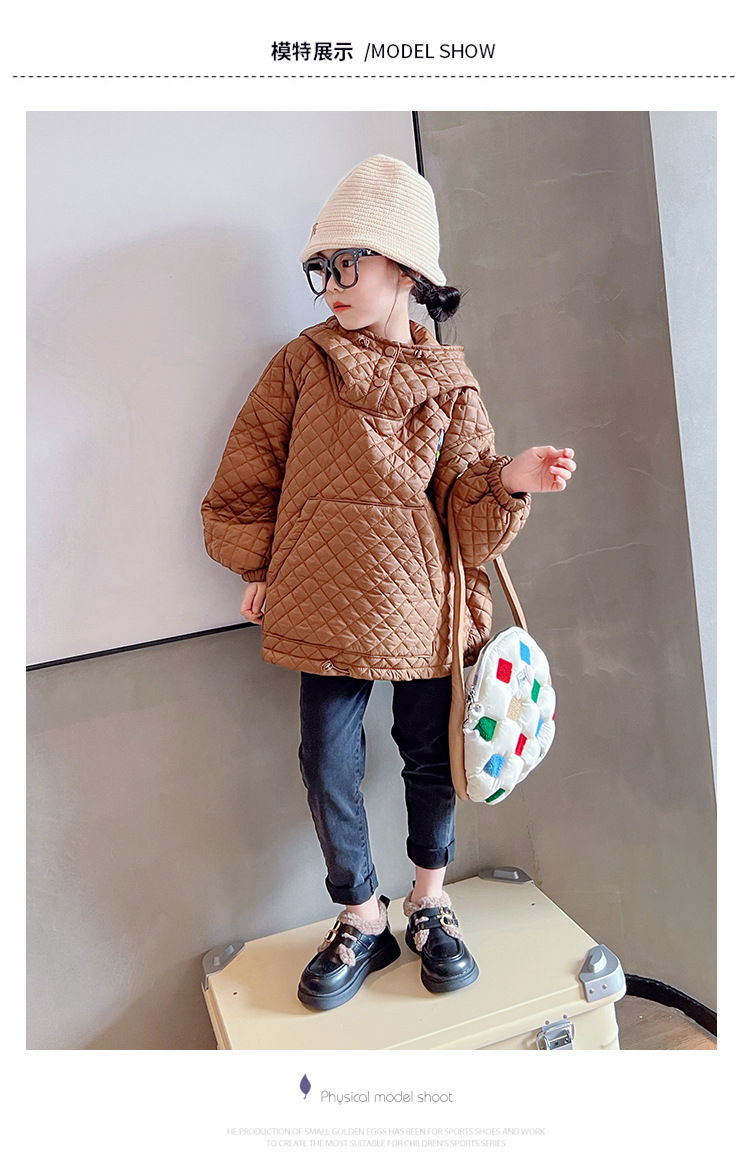 女童棉鞋加绒英伦风公主鞋2024秋冬新款保暖加厚软底小女孩豆豆鞋详情3