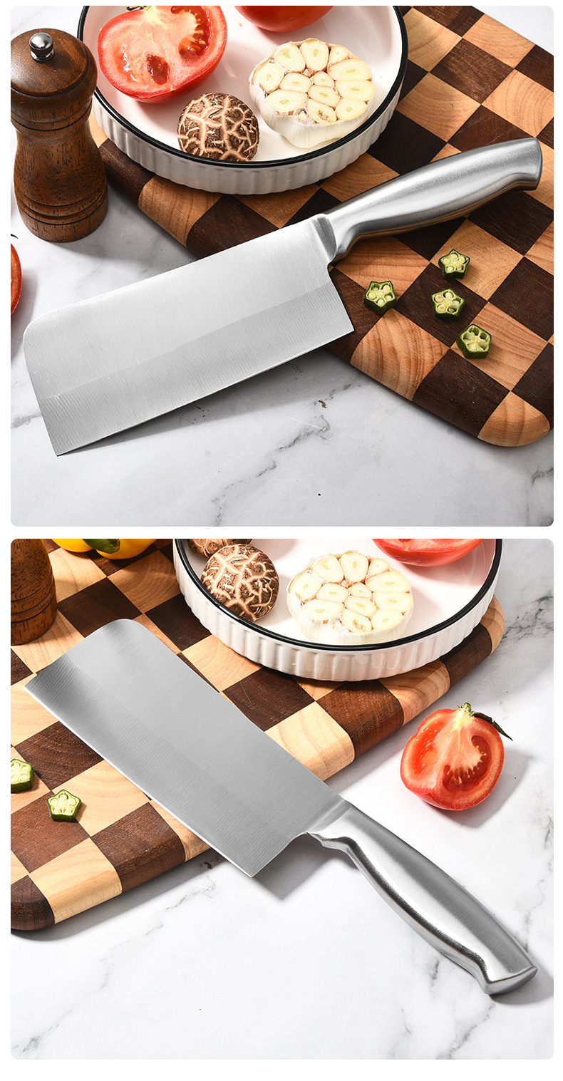 A 9-piece set of household kitchen knives, including stainless steel hollow-handled kitchen knives, chef knives, fruit knives and gift knife sets pic 14