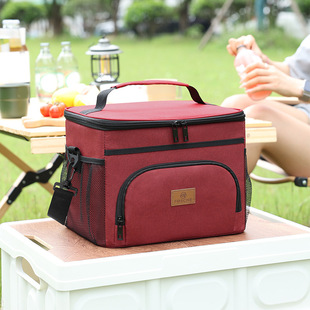 亚马逊保温包大容量野餐露营包牛津布便当包上班上学午餐包详情8