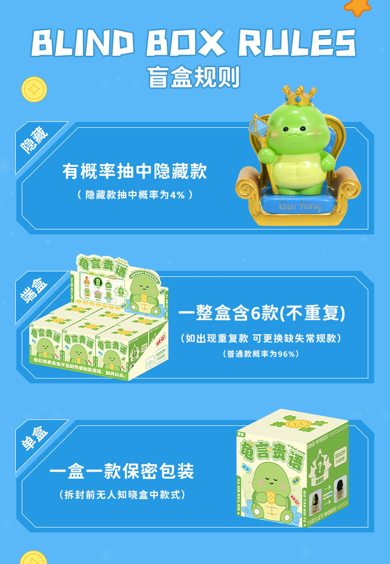 New Turtle Words and Noble Words blind box creative desktop decoration, office workstation decoration, emotional stability magic gift pic 7
