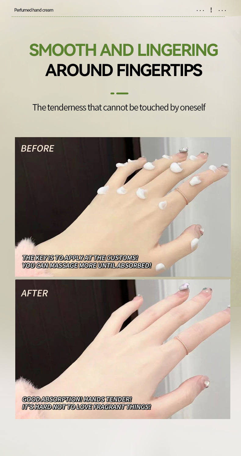 【跨境专供】bosuya香氛护手霜套装滋润防干裂香水护手霜套装批发详情9