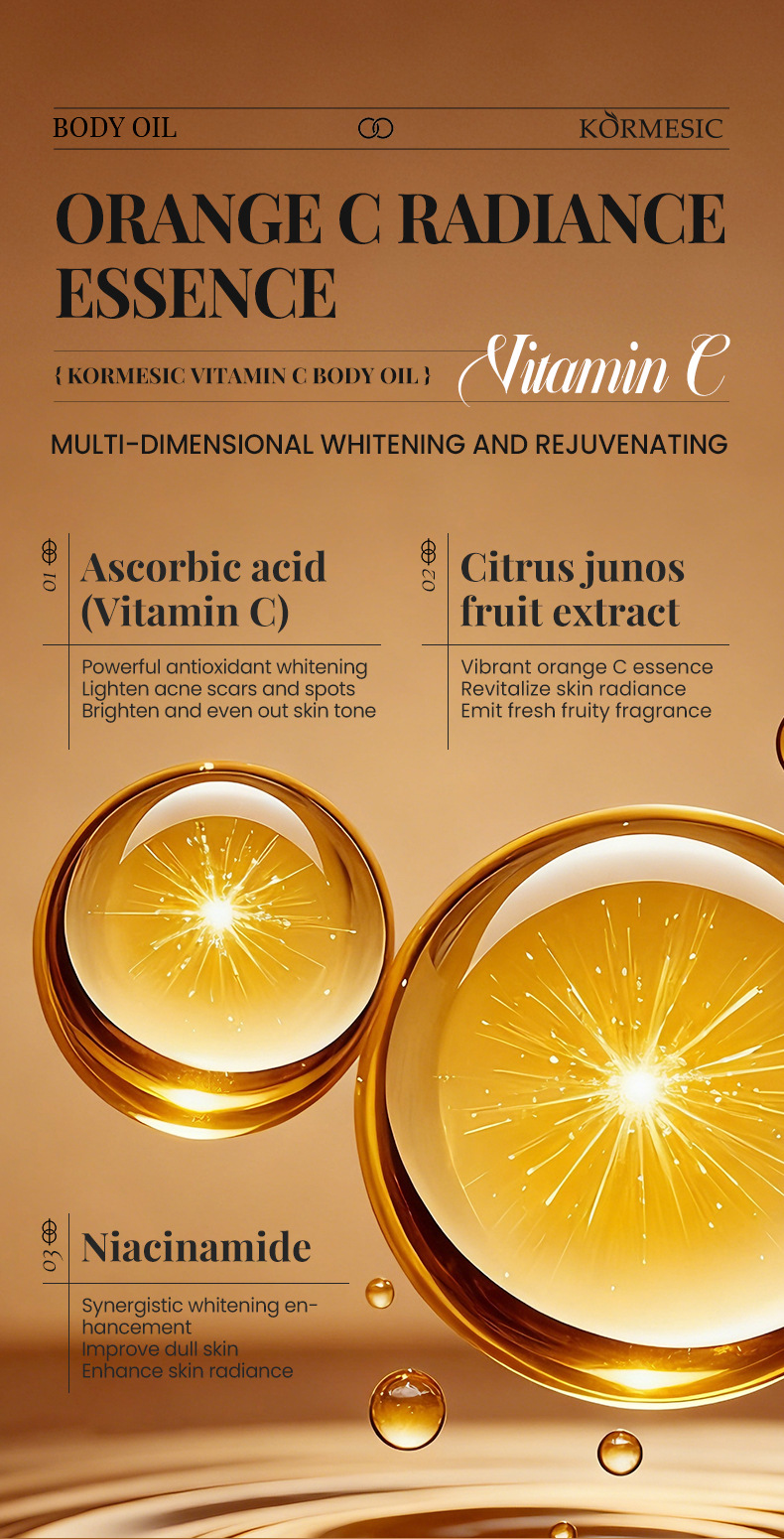 Foreign trade coconut Body oil: Hydrating, moisturizing, anti-dryness, non-sticky, body care pic 28