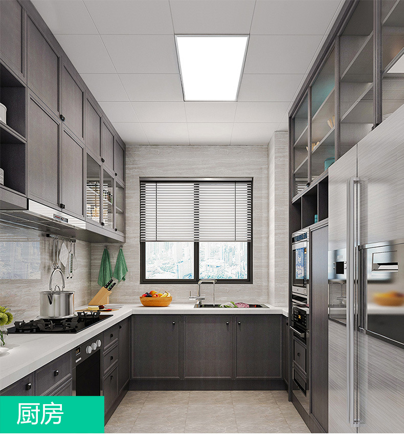 集成吊顶led灯厨房灯卫生间灯吸顶灯led平板灯嵌入式铝扣板灯详情11