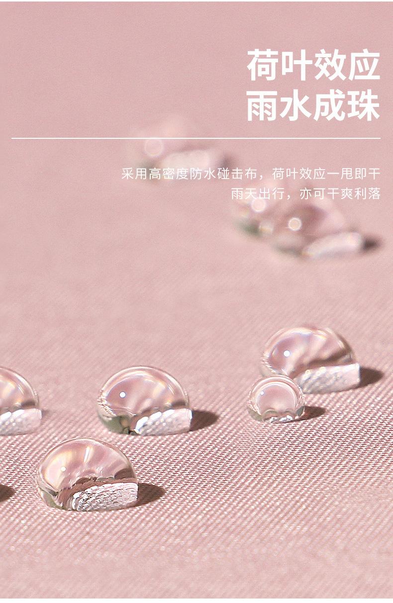 全自动雨伞黑胶UV防晒防紫外线太阳伞8骨三折伞礼品广告伞印logo详情8