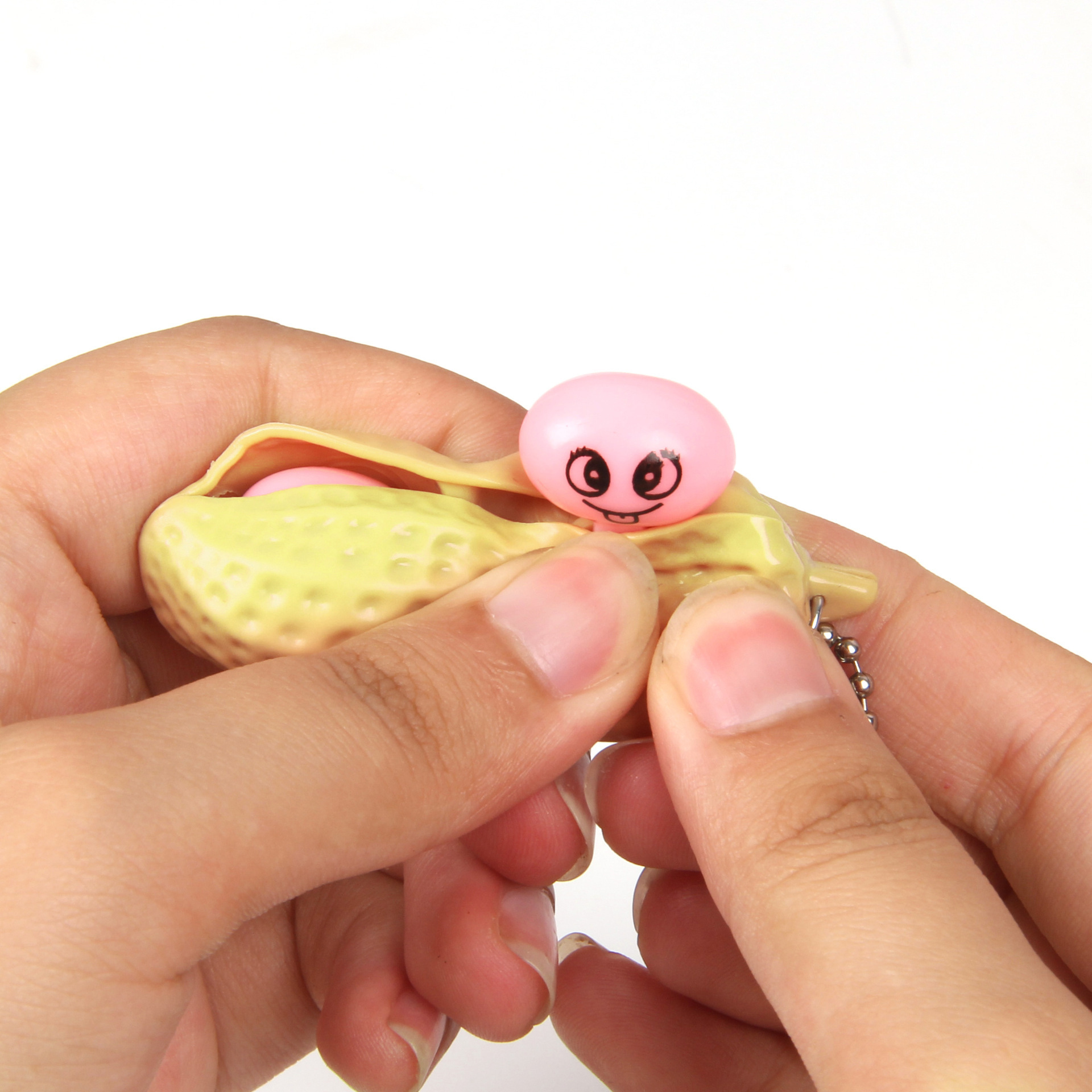 挤花生 表情花生挤挤乐 无限挤压 捏捏乐 花生钥匙扣 发泄玩具详情1