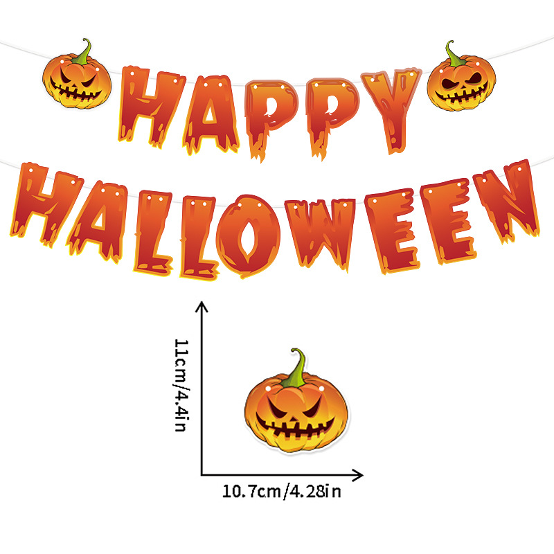 定制跨境主题派对装饰拉旗彩旗场地布置用品ins风纸质燕尾旗横幅详情13