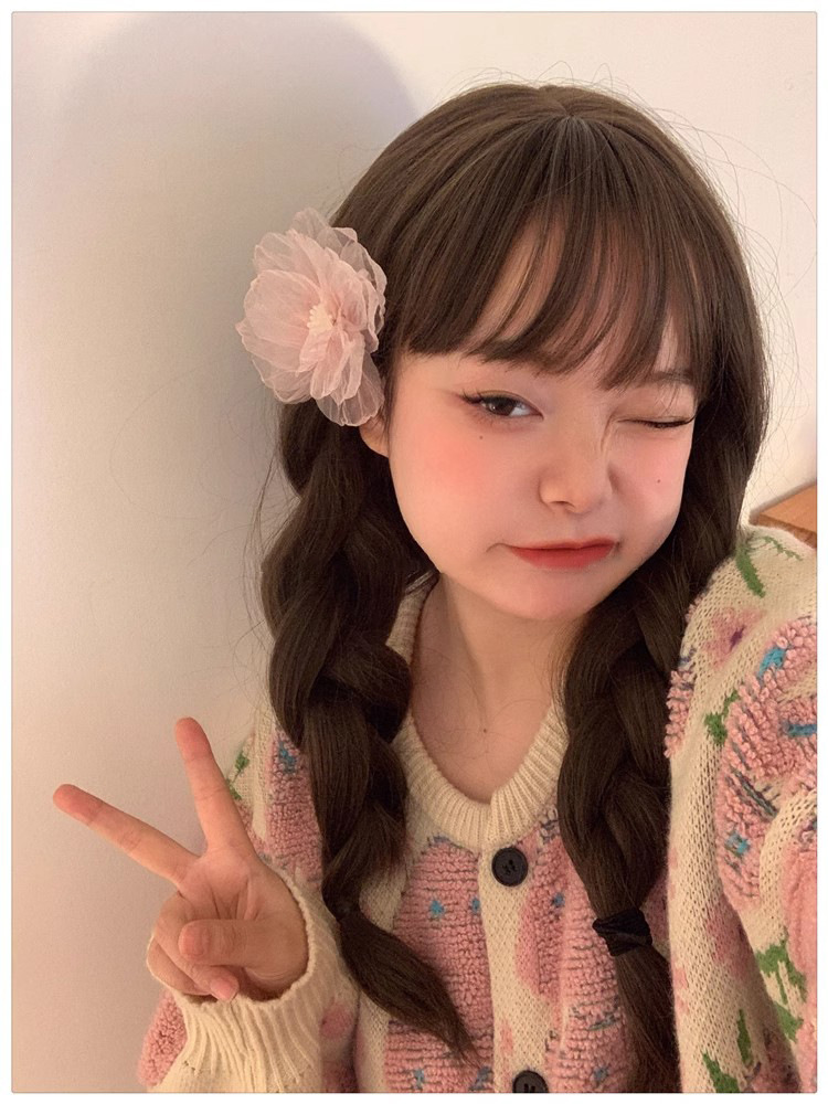 The color is super spring-like ~ Vacation-style large flower hair clip, side clip, new 2024 bangs hair accessory for women pic 28