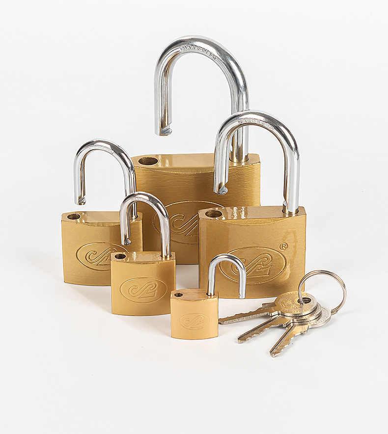 Shengli Factory wholesals copper-like padlock cores, which can be customized for export. Door locks, cabinet locks and anti-theft locks can be made through and open pic 6