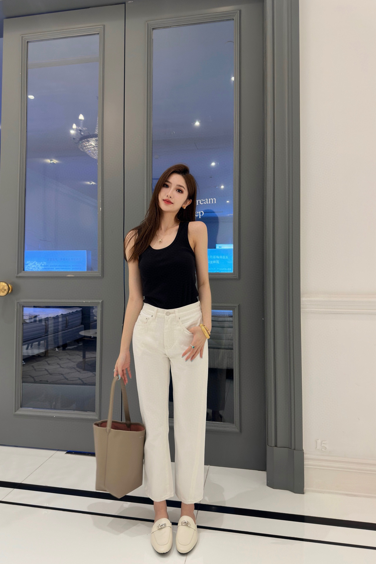 【UpperClass Series 】OriginalTwisted Classic Twisted Stitch jeans for mid-to-high-waisted women pic 28