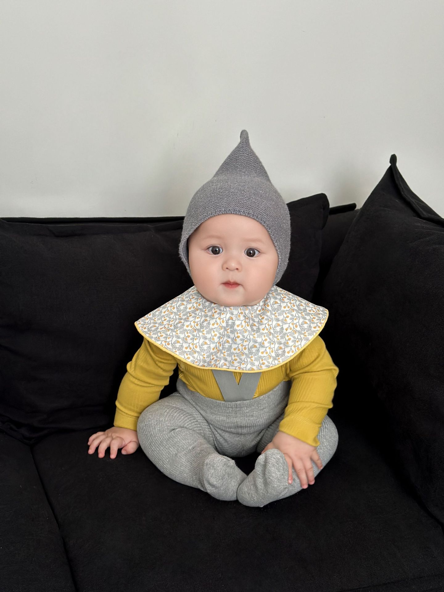 口水巾婴儿a类棉口水巾宝宝围嘴新生儿口水围兜夏款详情6