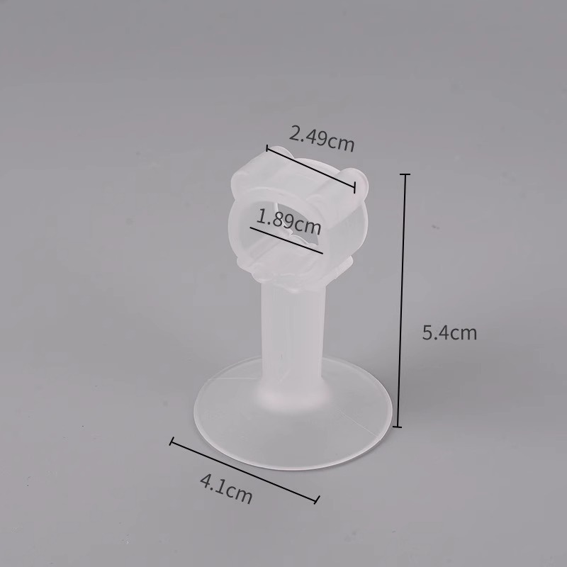 New type of silicone door handle silent anti-collision pad without perforation for door suction, bathroom and bedroom door suction and blocking, rear door stop pic 18