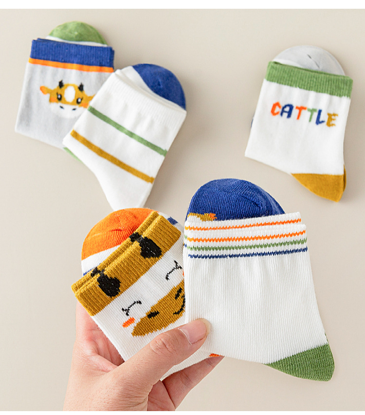 跨境儿童袜子秋冬款中筒袜厚款男童女童地板袜春款长筒袜宝宝袜子详情11