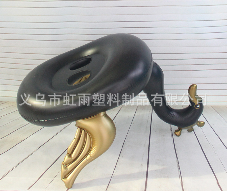 皇冠天鹅翅膀水上充气儿童玩具座圈防侧翻游泳圈婴儿坐圈厂家批发详情10