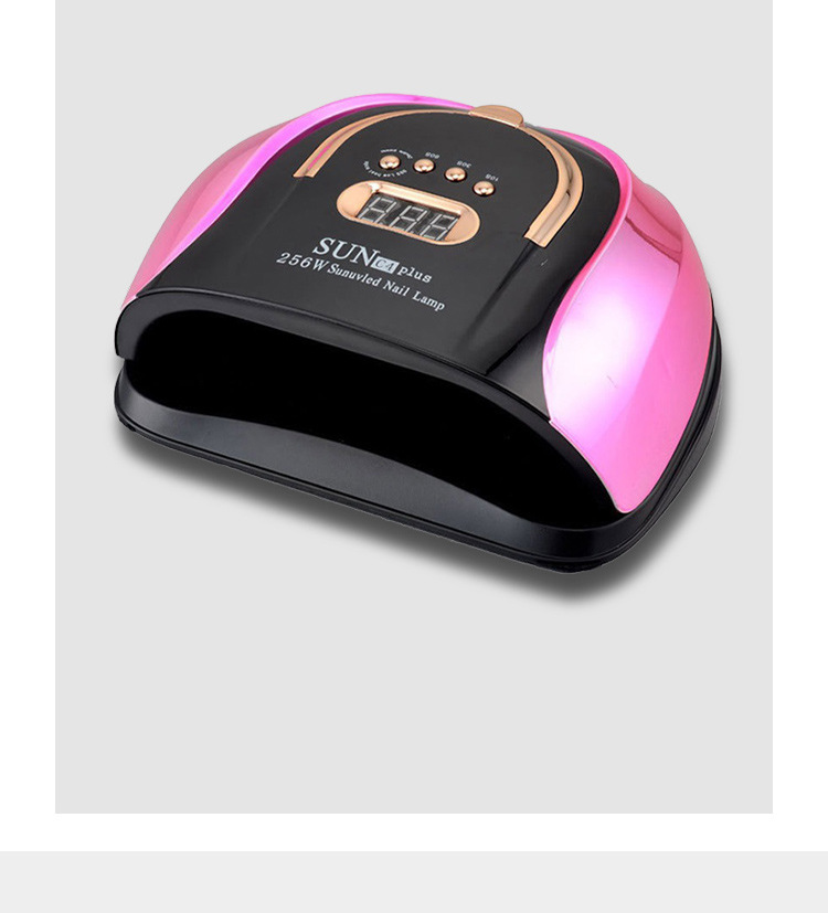 256W high-power nail lamp, special light therapy lamp for nail salons, hand-nail baking lamp, colorful nail machine, cross-border pic 13