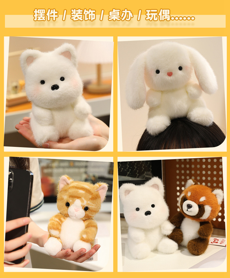 Q-cute palm treasure desk companion doll, adorable plush toy doll, study companion, birthday gift for girls pic 10